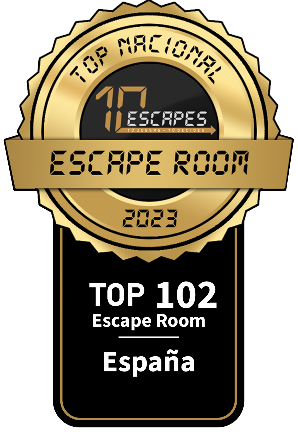 Can Farigola Escape Room. VirusroomEscape. Premio logo 10escapes. Top 102 Nacional España.